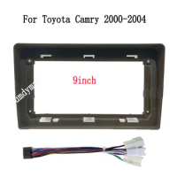 9inch 2 Din frame to Car Radio for Toyota camry 2000 - 2004 car Multimedia radio player Double din Fascia