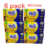 Tisu Nice 6 pack 180 sheet 2 ply, tisu wajah, facial tissu, halus, lembut