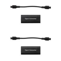HOT-4X USB C To Slim Tip Adapter Square 45W Convert Charger To Type C For Lenovo Thinkpad, Samsung S8/S9/Note, Surface