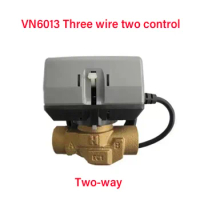 1/2”3/4“1” Honeywell Motorized Two-Way Valve Brass VN6013 Fan Coil Electric Valve AC220V