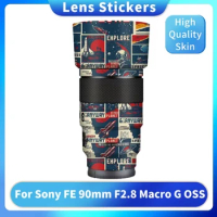SEL90M28G Camera Lens Sticker Coat Wrap Protective Film Body Decal Skin For Sony FE 90 F2.8 90mm 2.8 Macro G OSS FE90mm F/2.8