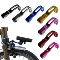 Bike Light Holder Stand For BROMPTON 14 16 20 Folding Bike Bicycle Compatible for CATEYE GaCIROn Flashlight Sport Camera Parts