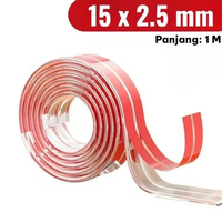 OFS - Lis Bumper Strip PVC Pinggiran Meja Rak Lemari | Pelindung Tepi Meja Pengaman Sudut | Safety P