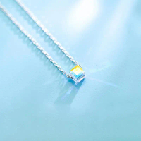 Magic Square Aurora Necklace สร้อยคอเงินแท้ S925 [MERCELO] คําแนะนําผลิตภัณฑ์ใหม่ของเดือนนี้