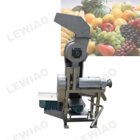 Wholesale fruit crushing juice machine screw type apple juice extractor industrial juicer machine