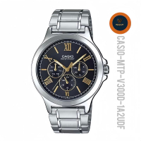 นาฬิกา Casio แท้ รุ่น MTP-V300D/V300L Snless Multifunction สำหรับผู้ชาย กันน้ำลึก50M ของแท้ 100% รับ