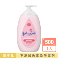 【Johnsons 嬌生】嬰兒溫和潤膚乳(500ml 全新升級_嬰兒乳液)