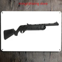 Crosman Remington R1100 - Pump.177 Cal BB / Pellet Air Gun Rifle - 700 FPS Wall Tin Sign Handgun Wall Poster Decorative Plates