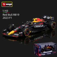 Bburago-ล้อแม็กรถยนต์รุ่นกระทิงแดงแข่งสูตร F1หล่อของเล่นรุ่น RB19 Verstappen 11 Perez Perez รุ่นปกติ1:43