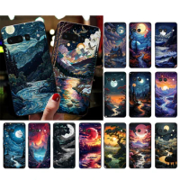 Moon Night Landscape Phone Case For Google Pixel 8 7 Pro 7A 7 6A 6 Pro 5A 4A 3A Pixel 4 XL Pixel 5 6 4 3 3A XL