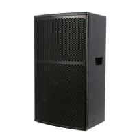 AS 15 inch night club speaker party karaoke dj active sound box with professional audio woofer amplifier powered wooden speaker