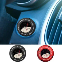 Ignition Cover For Key Start Rotary Push Start Ignition Cover Creative Car Button Decoration Cover Rotary Push To Start Button