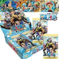 Original One Piece Game Cards Booster Box Hot Blooded Popular Anime Sanji Hancock Nami Battle Transaction Card Family Toys Gifts