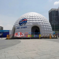 12m Dia Airtight Outdoor Inflatable Igloo Tent / Air Sealed Dome For Event