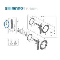 Shimano MTB Road Bike Hollowtech II FC-6800/M8100/M7100/M582/3403 Crankset Arm Fixing Bolts Tiagra 105 XT UT Deore FC16 Tool