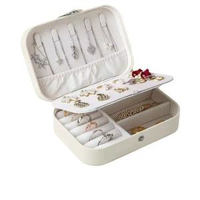愛優匯便攜首飾盒收納盒高階感多層戒指盒項鍊耳釘精緻飾品盒珠寶