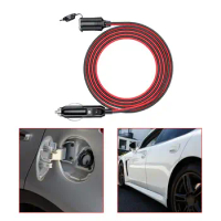 Car Cigarette Lighter Extension Cord Heavy Duty 20ft for Vacuum Cleaners Portable Equipment Cooler Fridge Tyre inflators