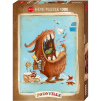 【雷諾瓦】雜食怪物/Zozoville/1000片拼圖/HEYE(桌遊/益智/裝飾/送禮/禮物/療癒/怪獸)