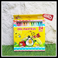 (PROMO) CRAYON 24 COLORS #ANGRYBIRDS / KRAYON 24 WARNA / PERLENGKAPAN SEKOLAH