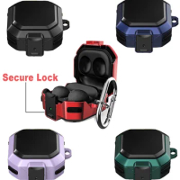 Upgraded Rugged Secue Lock Case Cover For Galaxy Buds 2 Pro / Galaxy Buds 2 / Galaxy Buds Pro / Galaxy Buds Live Case Accessory