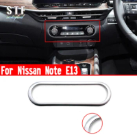 For Nissan Note E13 2020 2021 2022 Car Accessories Interior Center Control Air-condition Switch Cover Trim Molding Decoration W4