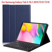 Bluetooth keyboard case For Samsung Galaxy Tab A 10.1 2019 SM-T510 SM-T515 T510 T515 wireless keyboard tablet cover