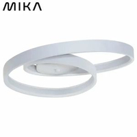 (C22-500D) 北歐現代簡約創意客廳餐廳臥室房間吧台圓環吸頂燈 LED 16W / 黃光3000K 家居燈飾 天花燈