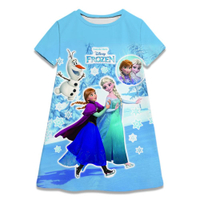 Shipping Free Top Anna  Queen Snow Cosplay Kids Girl Dresses Party Clothes Girls for Dress Princess Costume Frozen ㏇0229