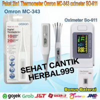 paket oximeter dan thermometer omron 343