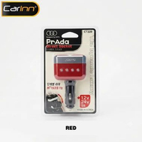 Carinn PrAda Socket Spliter Lighter Mobil 2 Port 12V 24V Adaptor Soket Lighter Dual Socket Universal