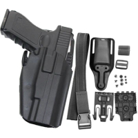 Tactical Gun Holster for CZ 75 Glock 17L 34 Colt 1911S Beretta M9 92 92FS 96 Walther PPQ M2 9/40 with QLS Quick Locking System