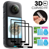 For Insta360 One X3 3D Curved Screen Protector Scratchproof TPU Flexible Protective Cover Film for Insta360 One X3 Accessories