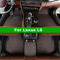 YOGOOGE Custom Car Floor Mats For Lexus LS LS350 LS400 LS430 LS460 LS500 LS500h LS600h Auto Carpets Foot Coche Accessorie