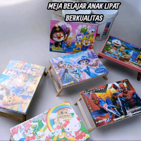 MEJA BELAJAR LIPAT ANAK BERKUALITAS TERBAIK Dengan Desain Doraemon dan Karakter Lucu untuk Anak-anak