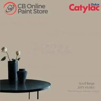 CAT TEMBOK DULUX CATYLAC - SCROLL BEIGE 20YY43/083 - GALON CATYLAC INTERIOR
