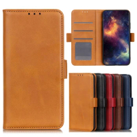 Business For SAMSUNG Galaxy A04 4G Protective Case Matte Leather Magnet Book Skin A04S Cover On Galaxy A14 Case Full Coverage