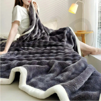 blanket Premium Soft Fur Blanket, Size 7 Feet, Ready to Ship from Thailand. for Bedding and Living R
