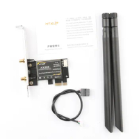 2974Mbps Wifi6 Dual Band Desktop PCIe Intel AX200 Card 802.11ax 2.4G/5Ghz Bluetooth 5.0 PCI Express Wireless WiFi Adapter for PC