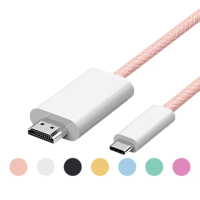 【Arum】USB-C Type-C轉HDMI數位影音轉接線轉接頭(iphone15 pro max系列 USB-C 3.0/3.1接口系列適用)