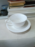 日本回流瓷器豪雅hoya咖啡杯一盒，一共5套，5杯5碟，盤子