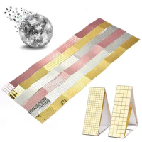 5x5mm 10x10mm Grid 60cm Self-Adhesive Square Glass Mosaic Tiles Sliver Mirrors Mosaic Sheet For DIY Handade Craft Wall Sticker