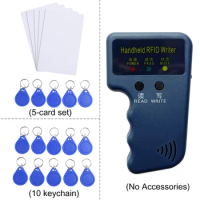 125KHz RFID Copier Writer Duplicator Programmer Reader Rewritable ID Keyfobs Tags Card Key fob NFC Smart Card Reader Writer
