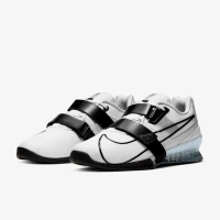 【NIKE 耐吉】Romaleos 4 白黑色專業舉重訓練平底男女運動鞋子 深蹲挺舉抓舉硬舉(CD3463101)