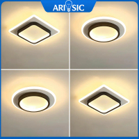 ARISIC Lampu Plafon 3 Warna LED Lampu Plafon Ruang Tamu Rumah Kamar Minimalis Modern