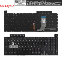 US Russian Spanish New Laptop Keyboard For ASUS ROG Strix G17 G731G G731GT G731GU G712LU G712LV G712LW G712 RGB Backlight