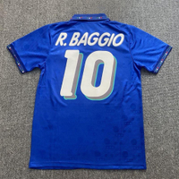 1994 Retro Football Shirt Playera Italy Baggio Jersey
