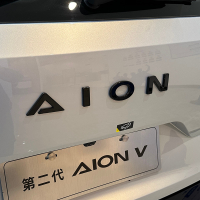 สำหรับ 2025 AION V Rfit Car Mark สีดำ AION ตัวอักษรหัวรถป้ายท้ายสติกเกอร์ตกแต่ง