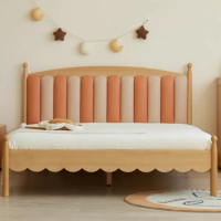 【橙家居·家具】/預購/艾勒系列五尺軟包床架E款 AL-E101J(售完採預購 實木床架 軟床 兒童床 造型床)