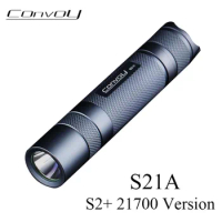 Flashlight Convoy S21A Torch with SST40 Led Inside S2 Plus 21700 Version High Powerful Potable Camping Lighting Tactical Lamp