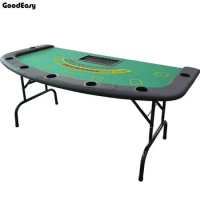-Black Jack Table Casino Foldable Table Texas Hold'em Poker Indoor Board Game Chip Accessory Factory Price